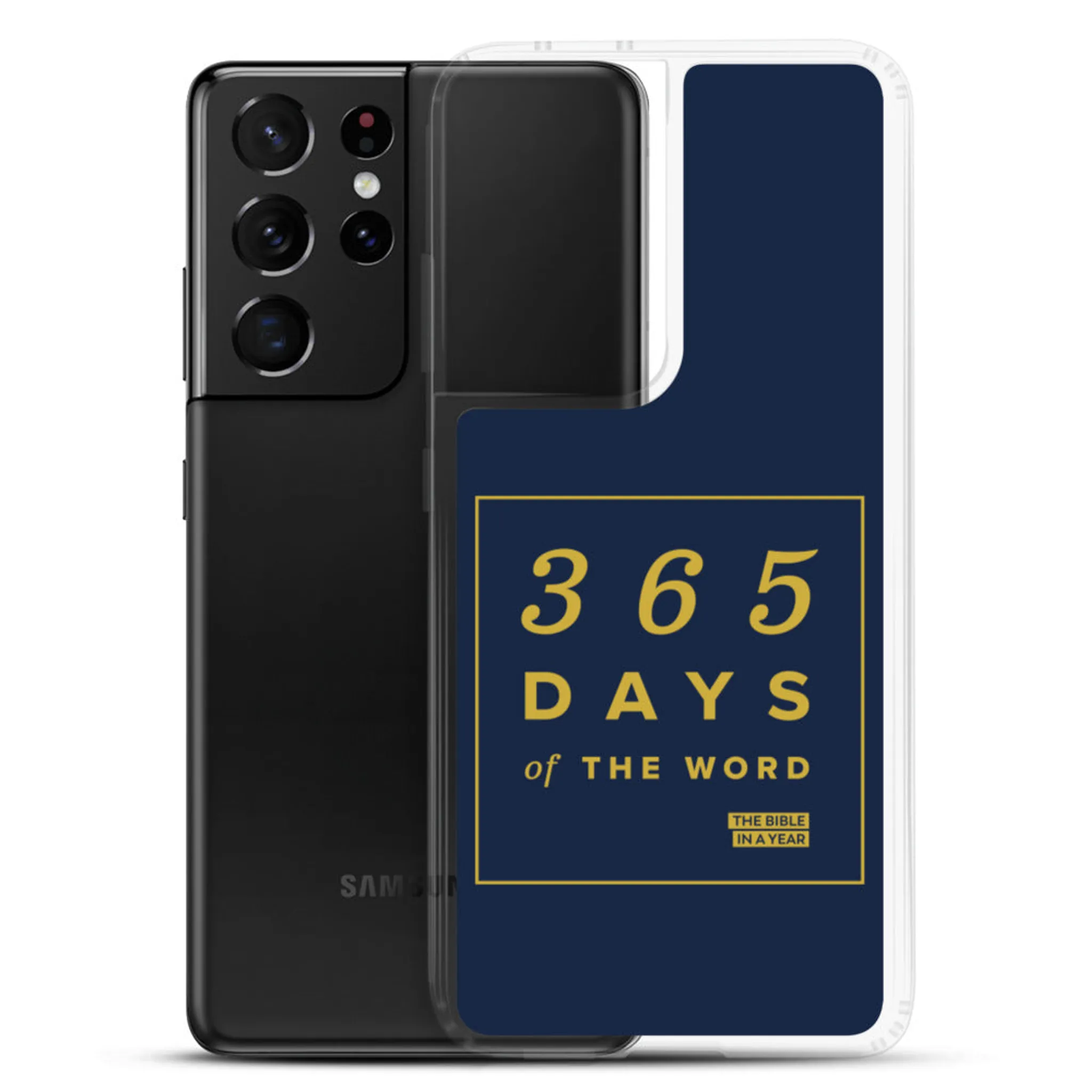 365 Days of the Word Bible in a Year Samsung Phone Case - Navy - Image 18