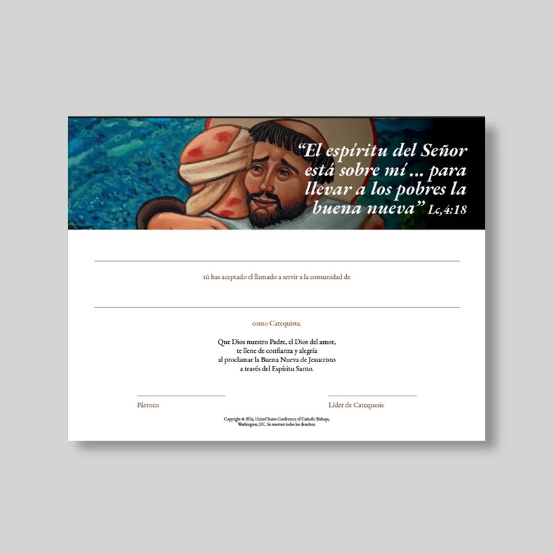 Catechetical Sunday Materials 2026 Certificates