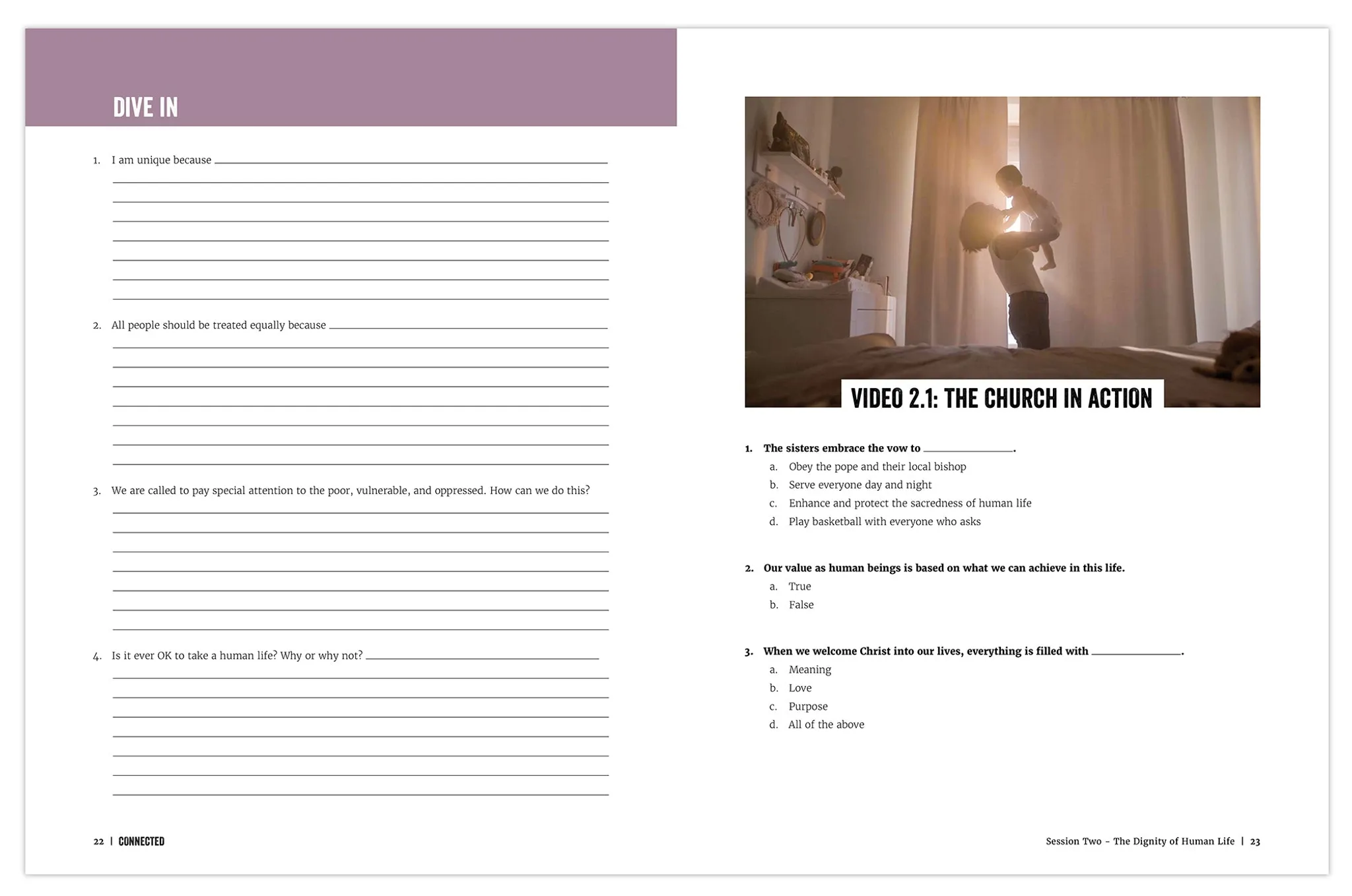 Connected: Catholic Social Teaching for This Generation, Student Workbook with Online Access - Image 4