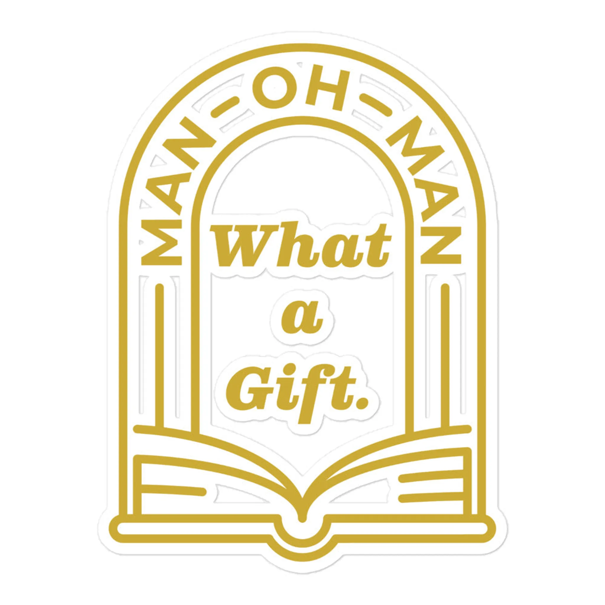 Man-oh-Man Bible in a Year Sticker - Image 3