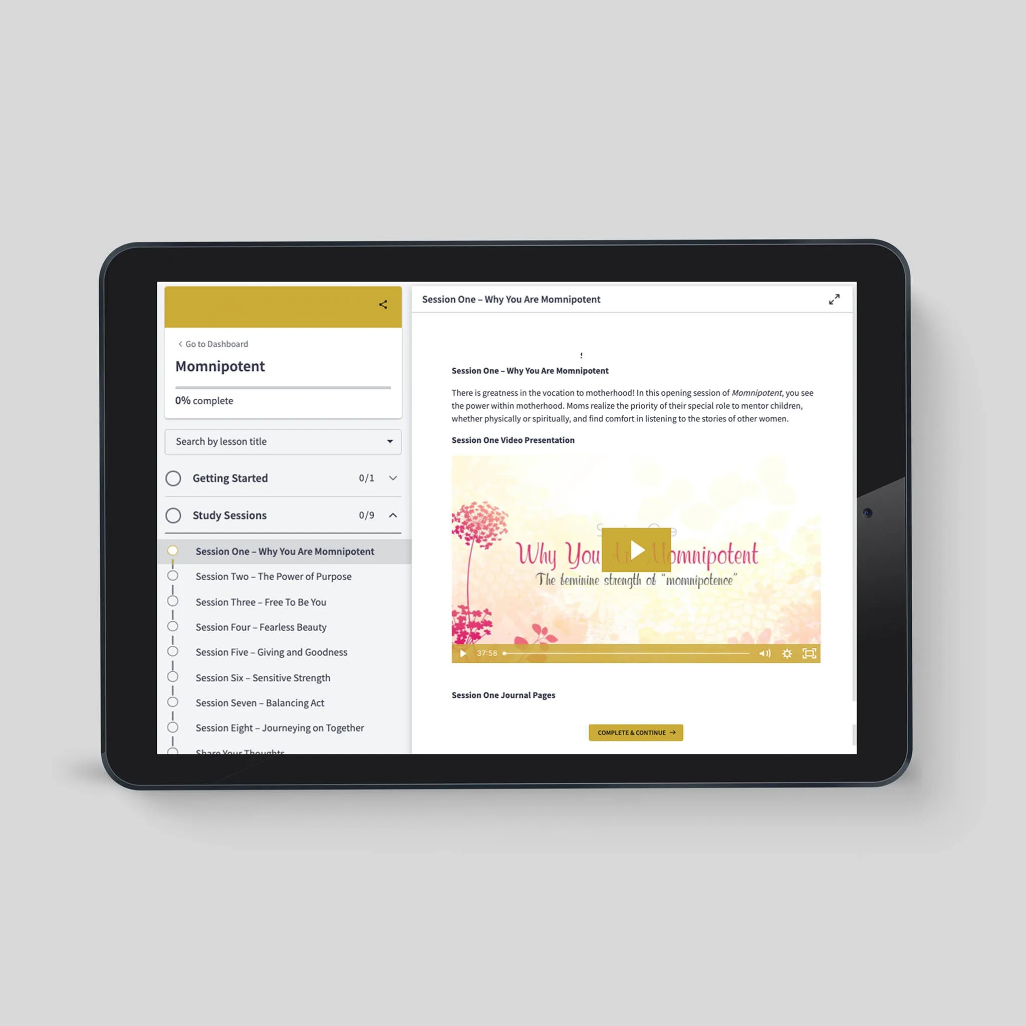 Momnipotent, Online Access