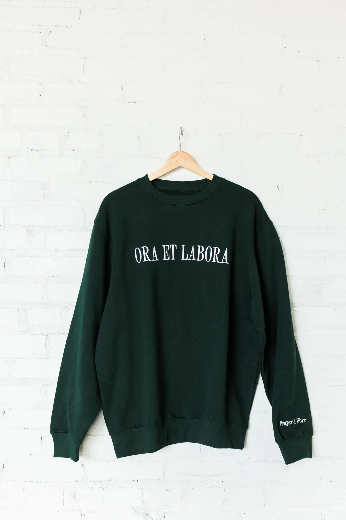 "Ora et Labora" / St. Benedict Crewneck - Image 3