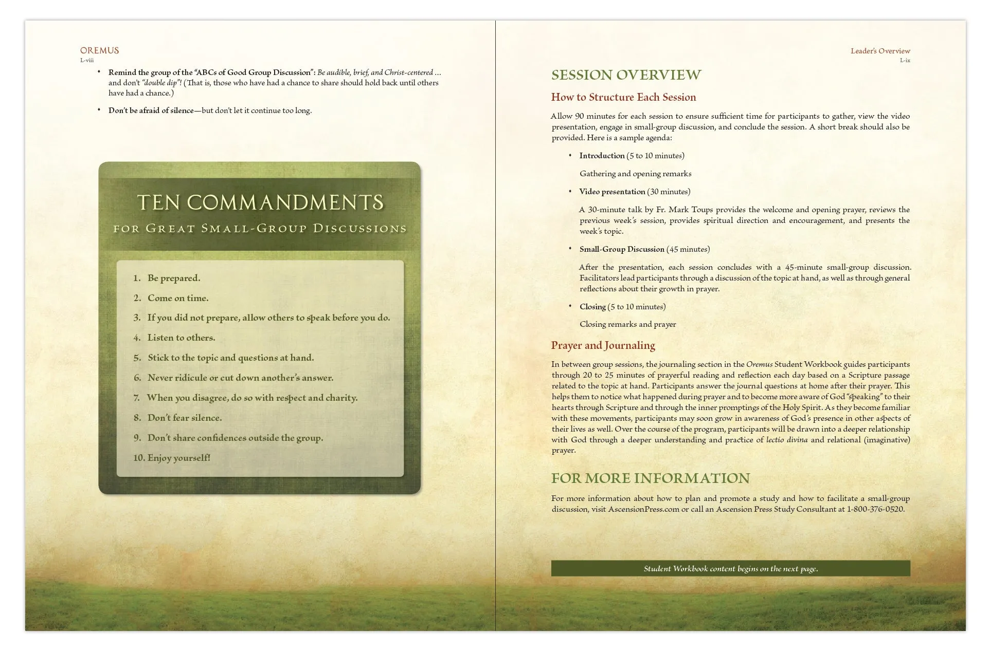 Oremus: A Guide to Catholic Prayer, Leader's Guide - Image 3