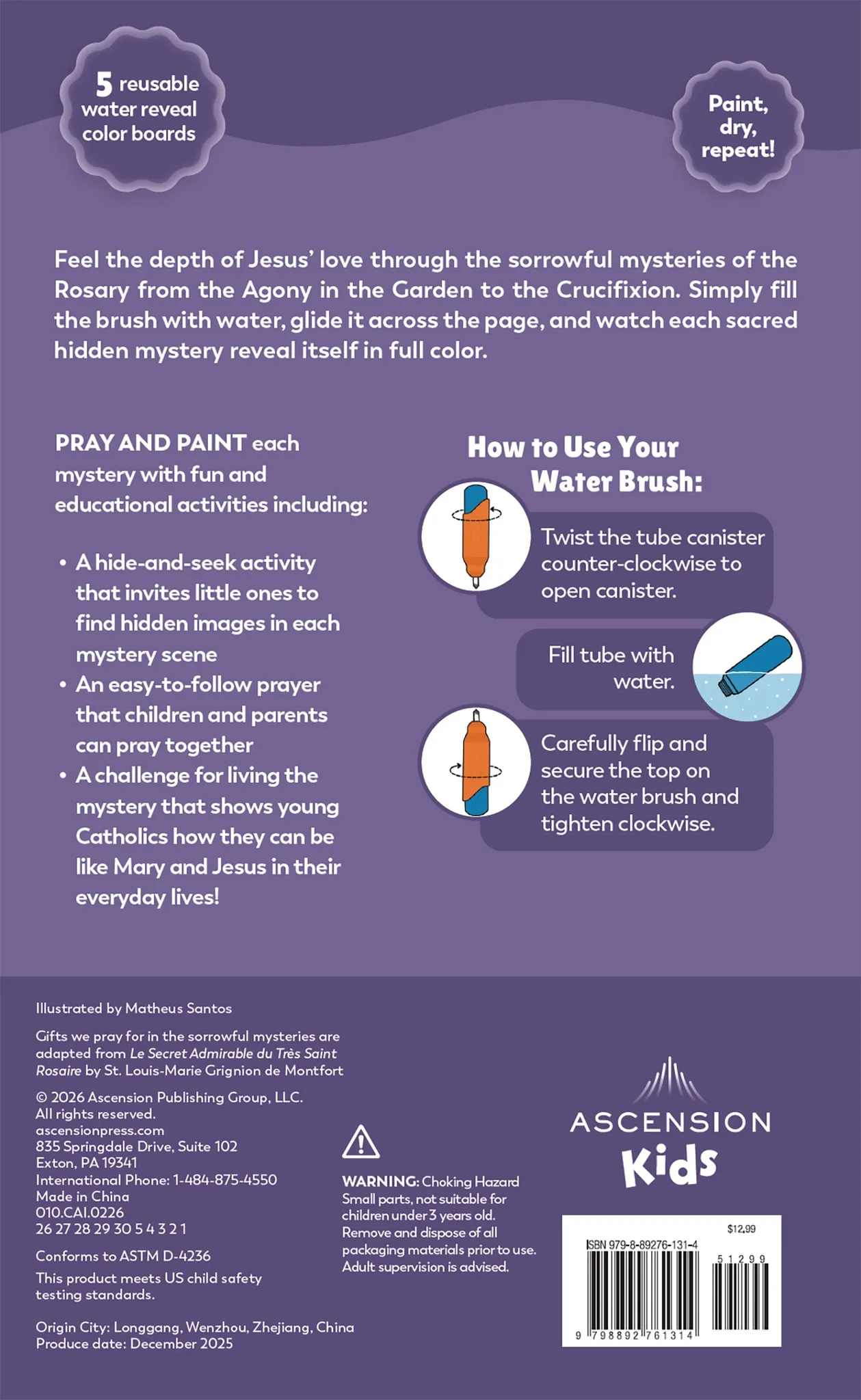Pray and Paint: Sorrowful Mysteries of the Rosary Water Reveal - Image 4