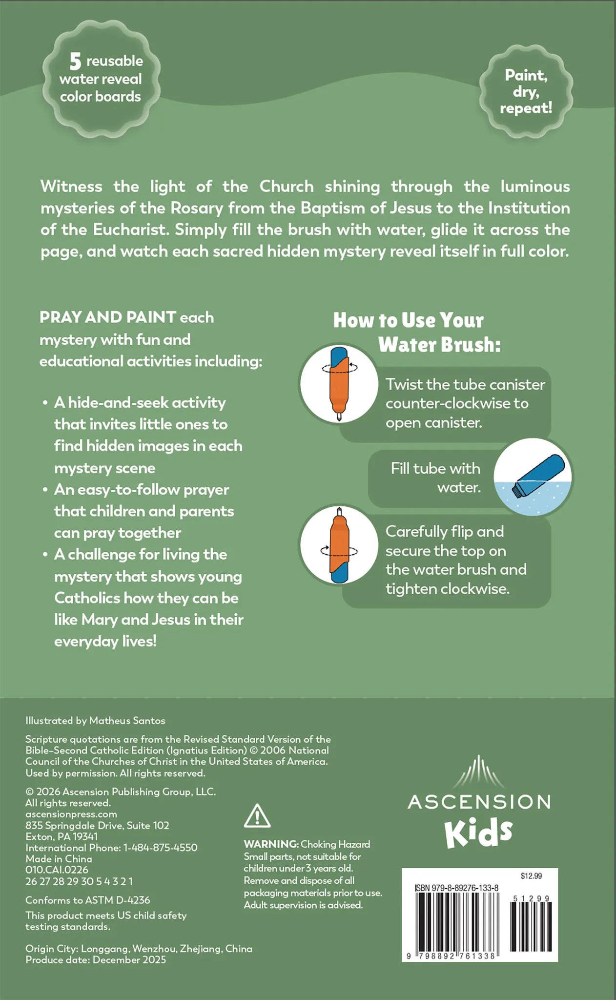 Pray and Paint: Luminous Mysteries of the Rosary Water Reveal - Image 4