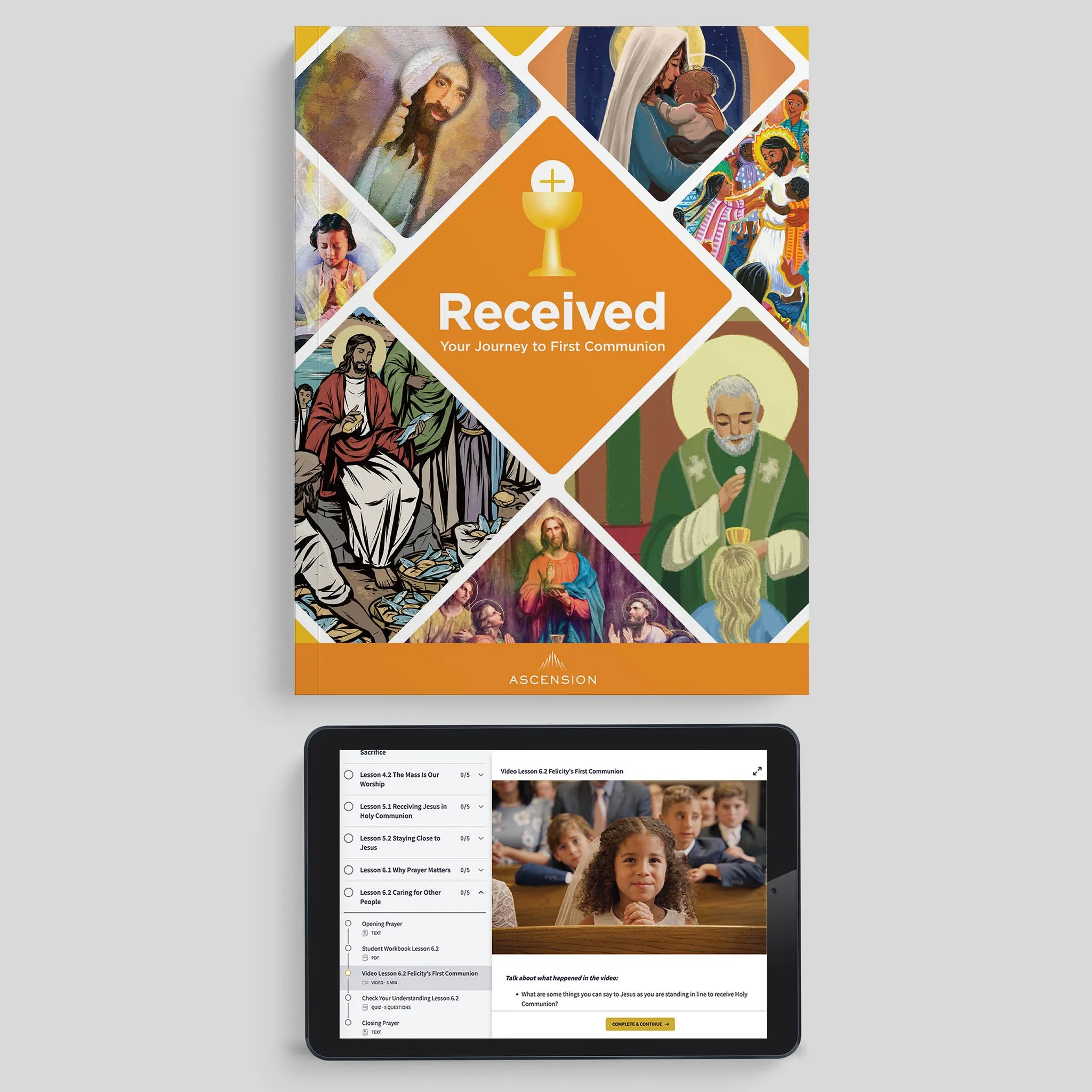 Received First Edition: Your Journey to First Communion Student Workbook with Online Access - Image 3