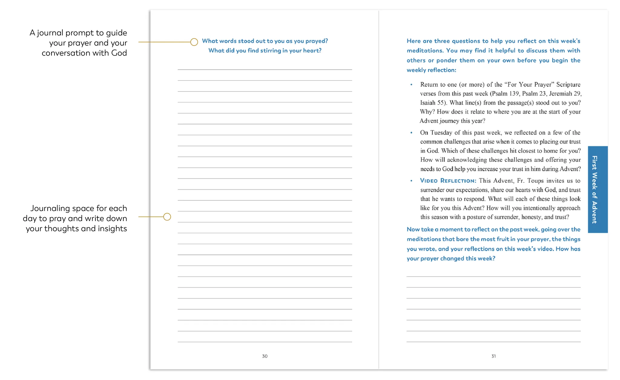 Rejoice! An Advent Pilgrimage into the Heart of Scripture: Year C, Journal - Image 4
